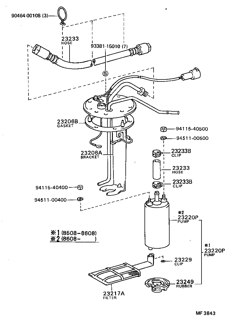 22271-73010 GASKET, THROTTLE BODY product image