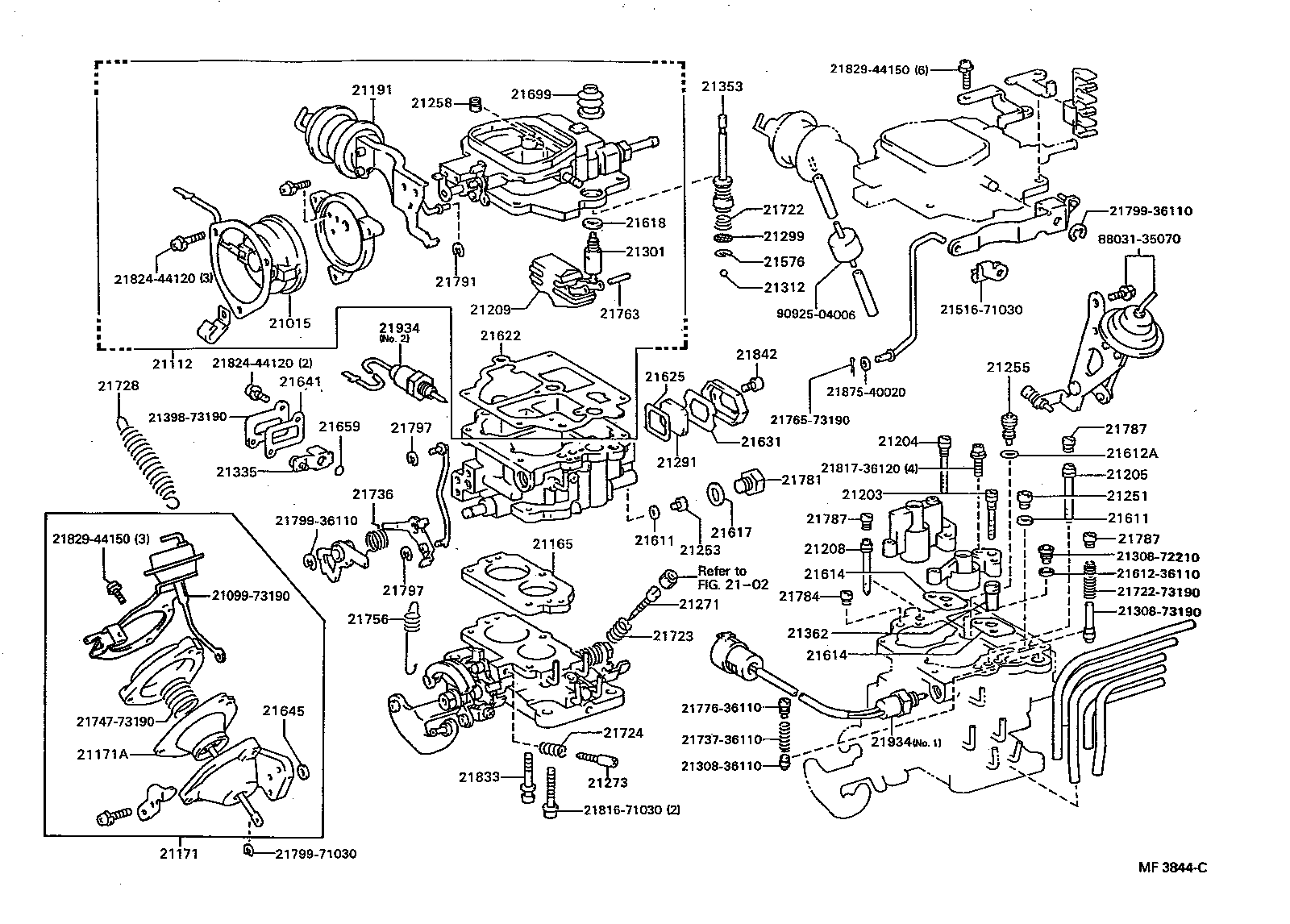21272-71030 SCREW, THROTTLE ADJUSTING product image
