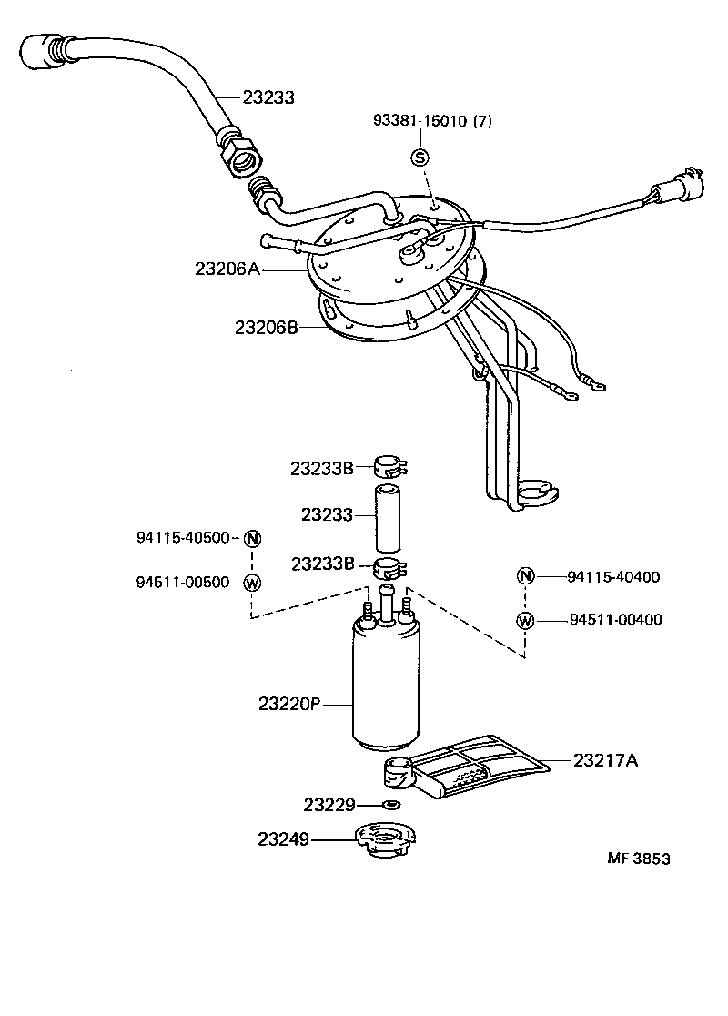 23209-35030 INJECTOR ASSY, FUEL product image