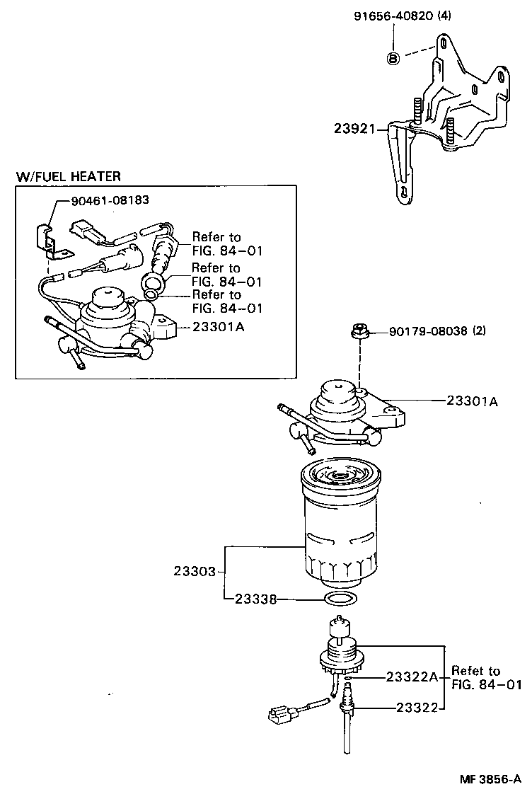 23921-35110 SUPPORT, FUEL FILTER product image
