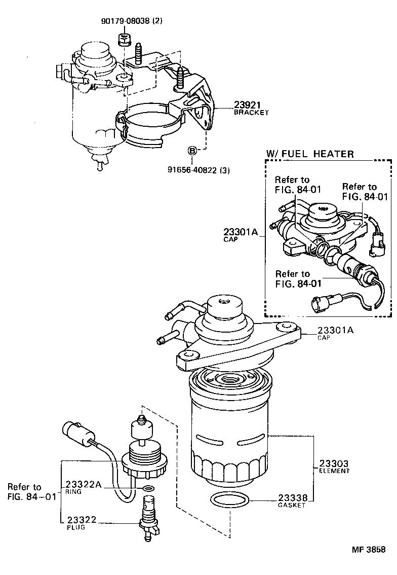 23323-54060 UNION, NIPPLE(FOR FUEL FILTER OUTLET) product image