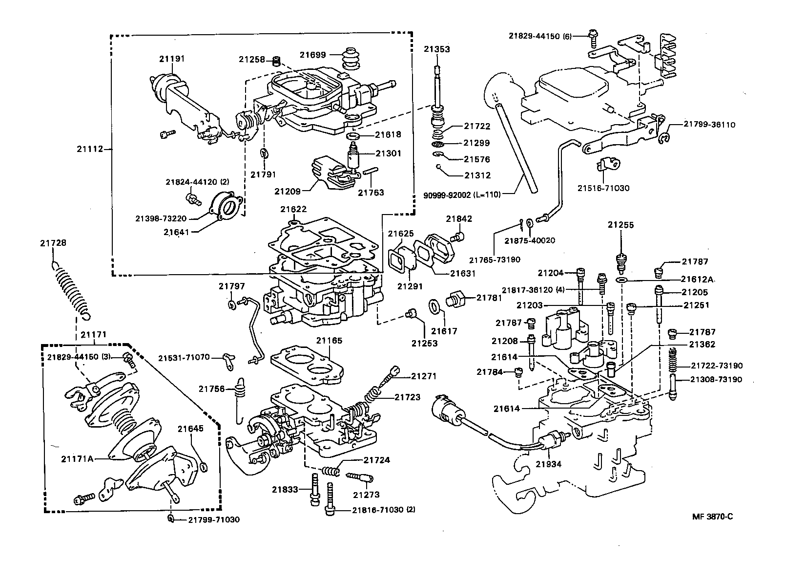 21272-71011 SCREW, 1ST IDLE ADJUSTING product image