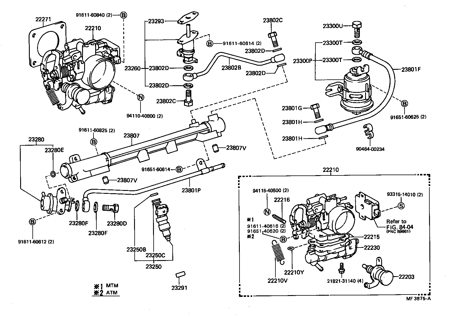 23209-11030 INJECTOR ASSY, FUEL product image