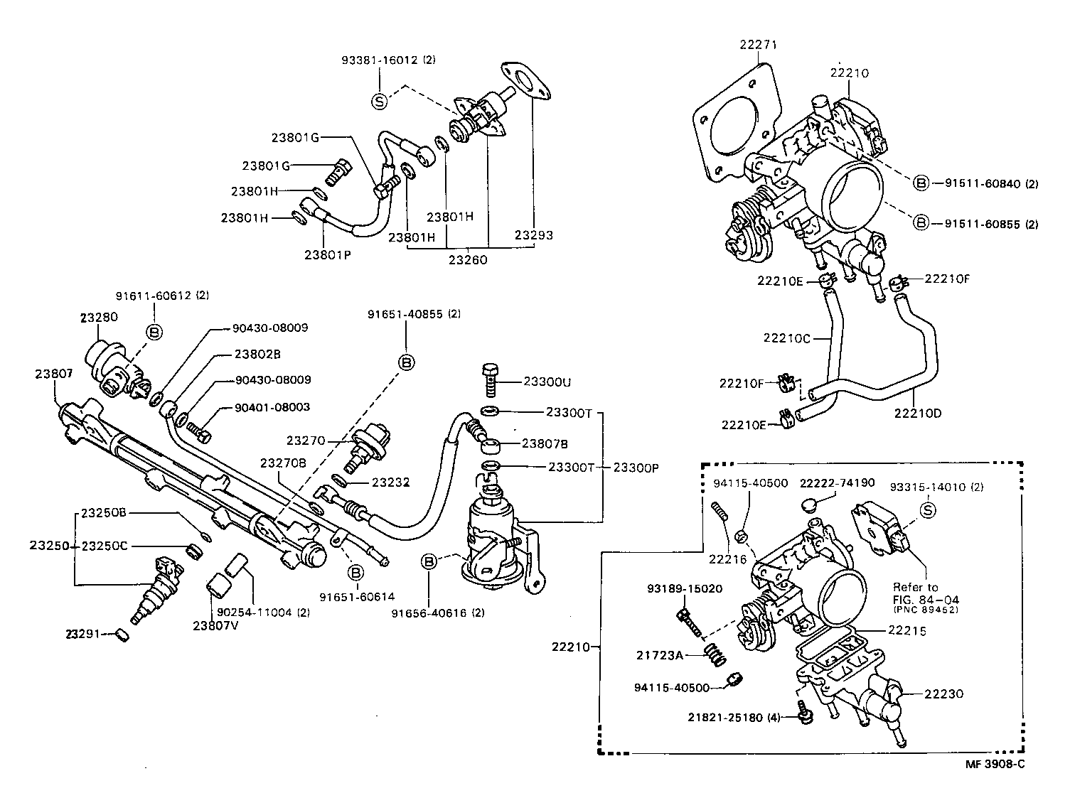 22230-74050 VALVE ASSY, AUXILIARY AIR product image
