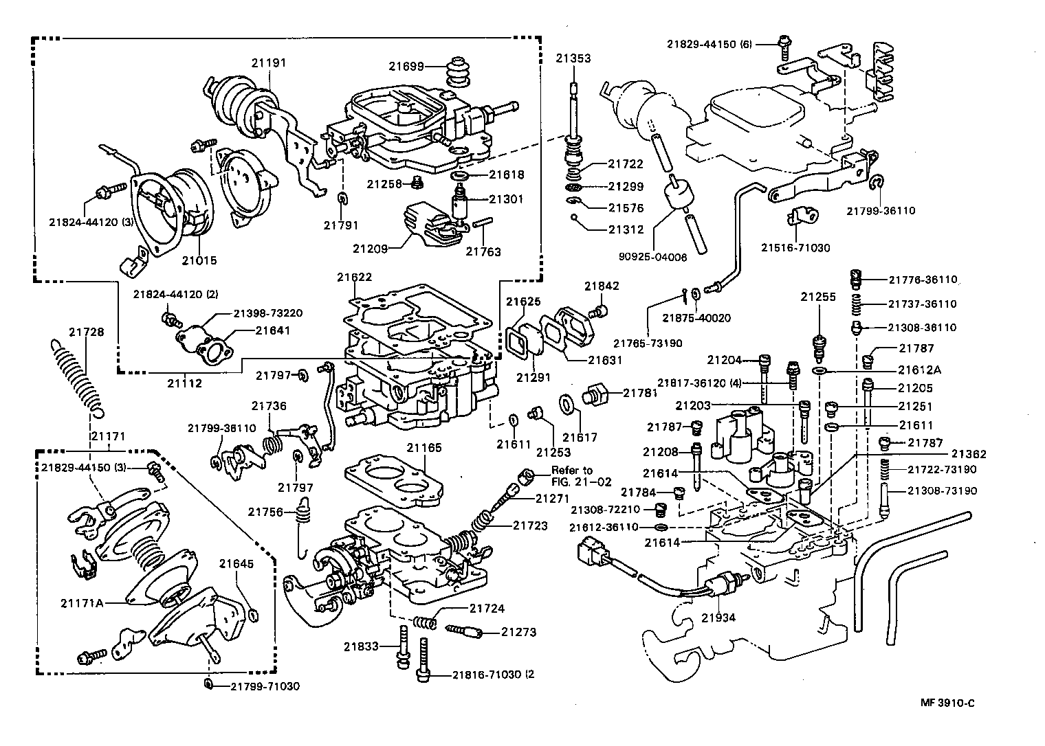 21272-71030 SCREW, THROTTLE ADJUSTING product image