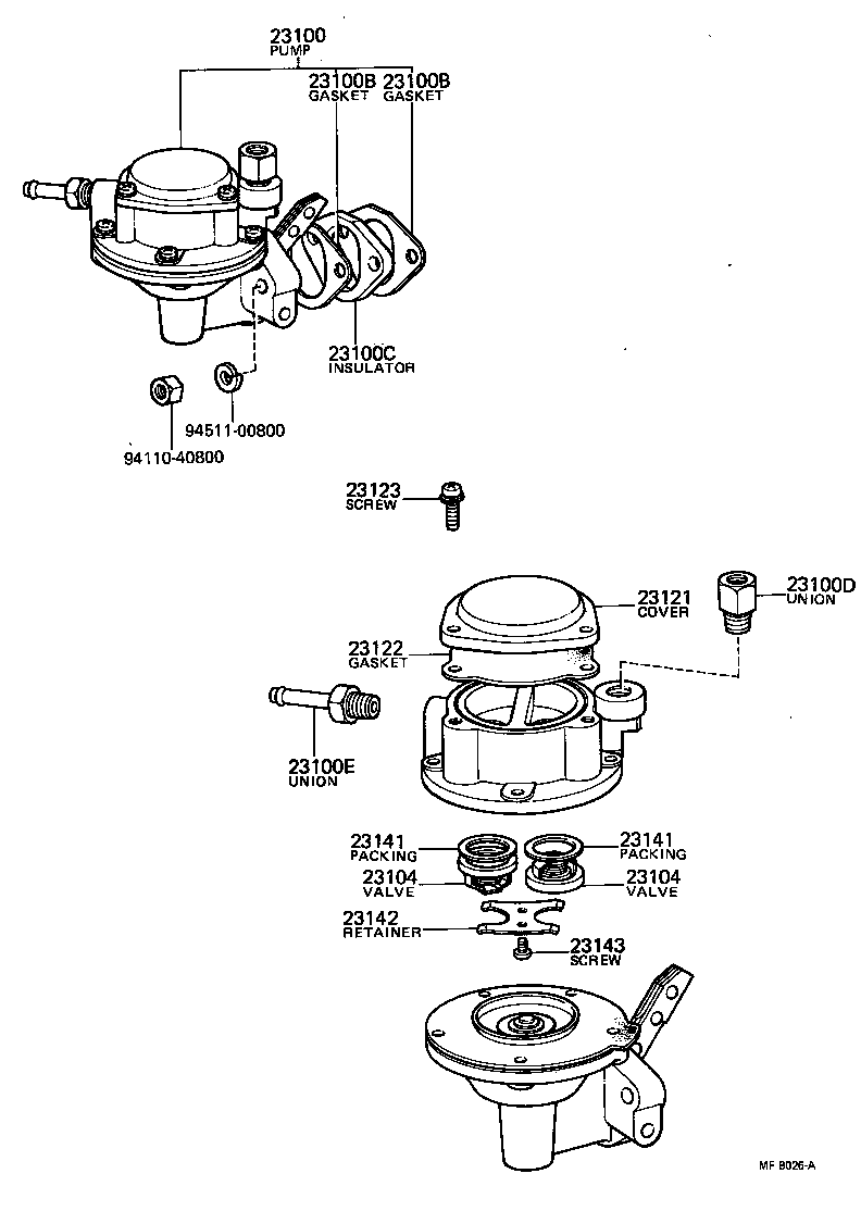 23116-24011 UNION, NIPPLE(FOR FUEL OUTLET) product image