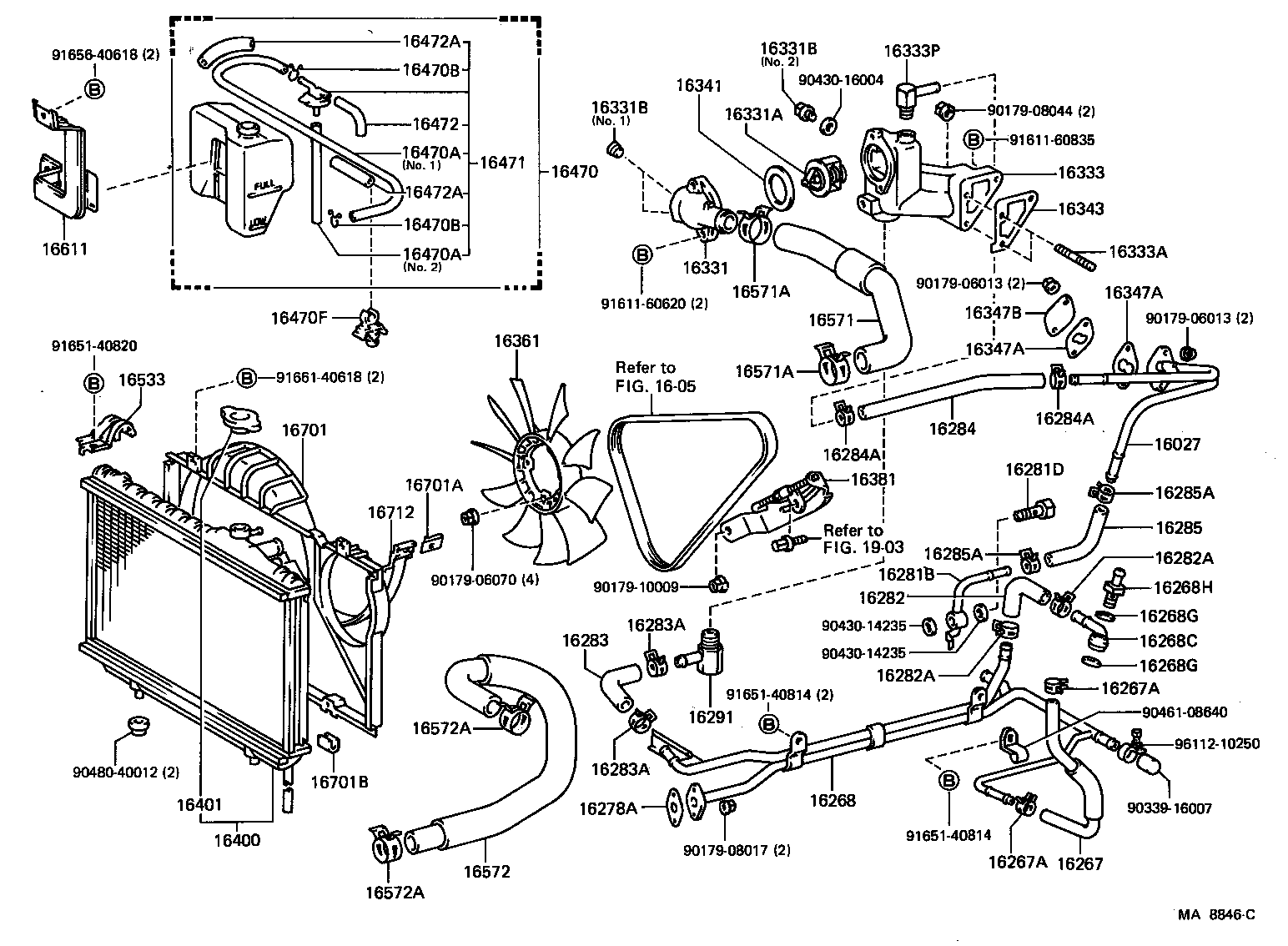 16381-88340 BAR, FAN BELT ADJUSTING product image