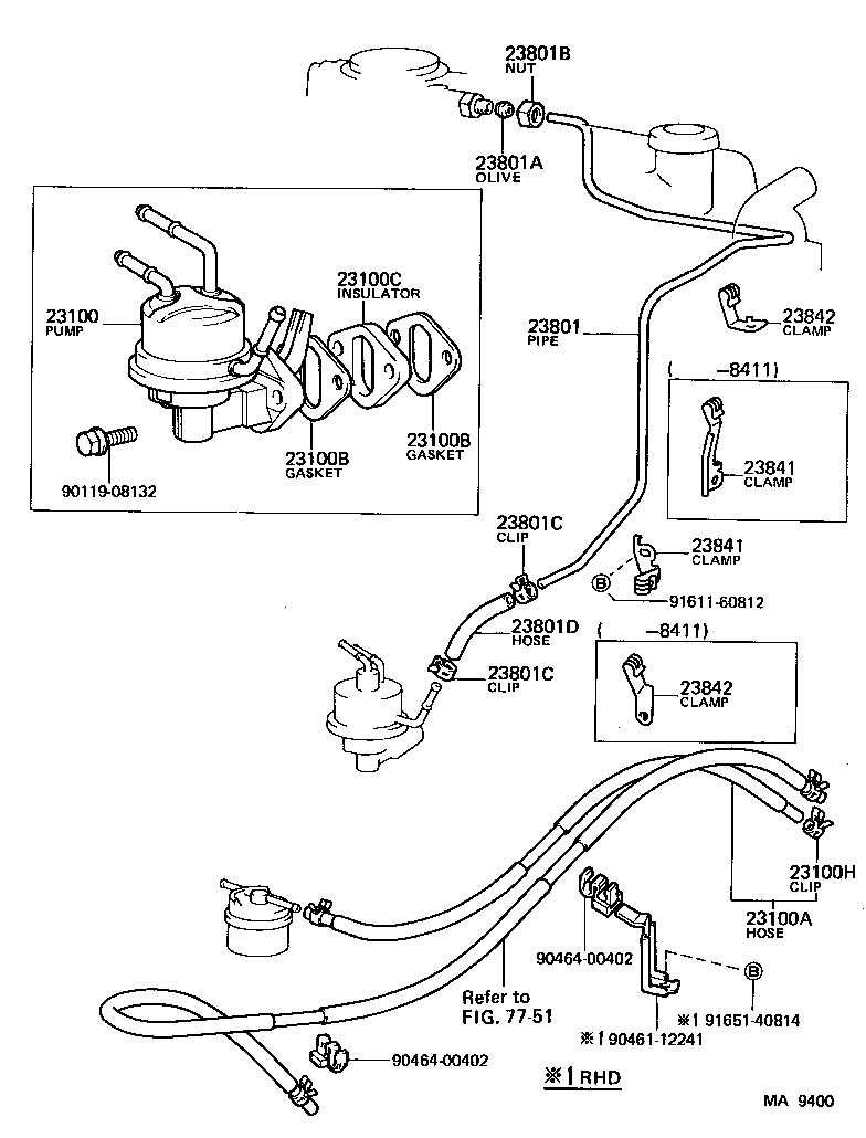 77260-60120 HOSE, FUEL product image