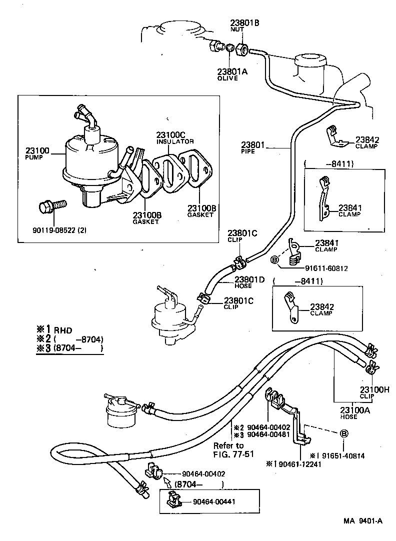 77260-60120 HOSE, FUEL product image