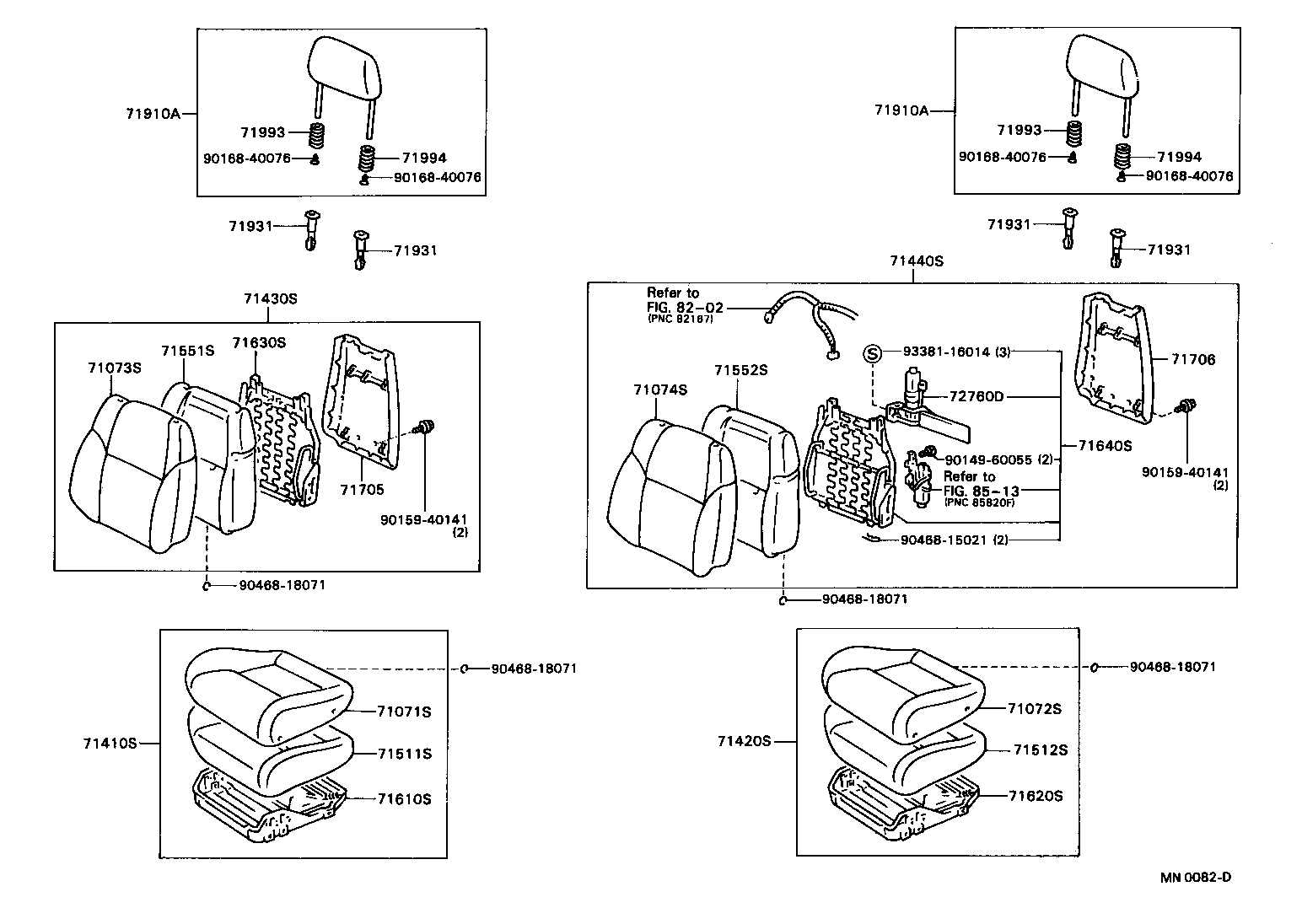 71875-20030-04 COVER, RECLINING ADJUSTER INSIDE, RH product image