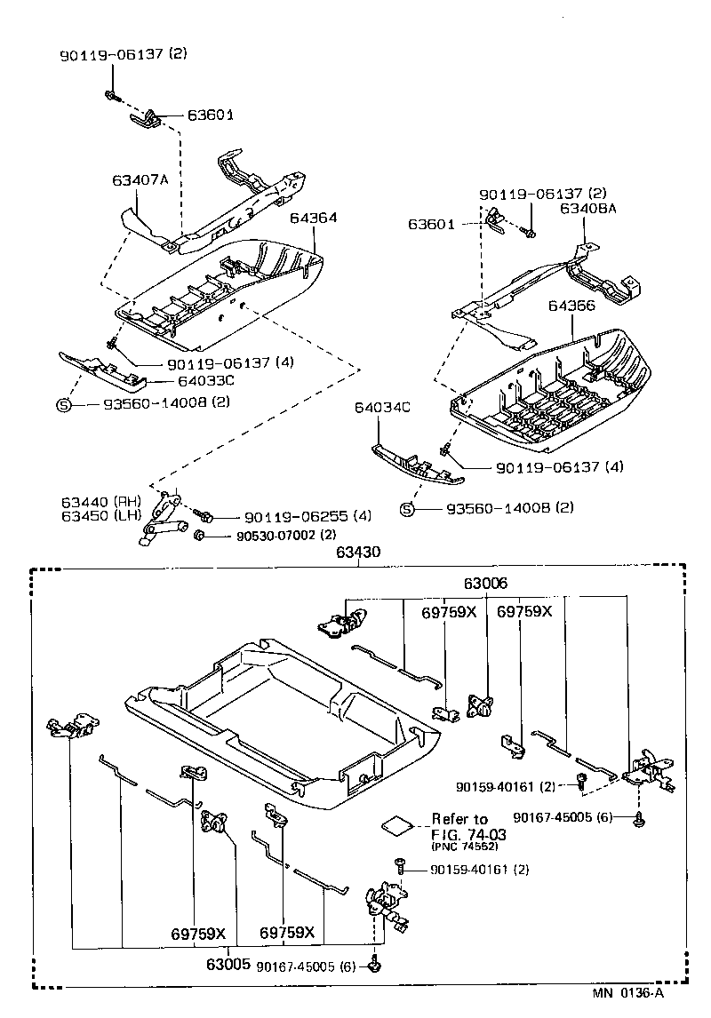 63306-12050-03 TRIM SUB-ASSY, SUNSHADE product image