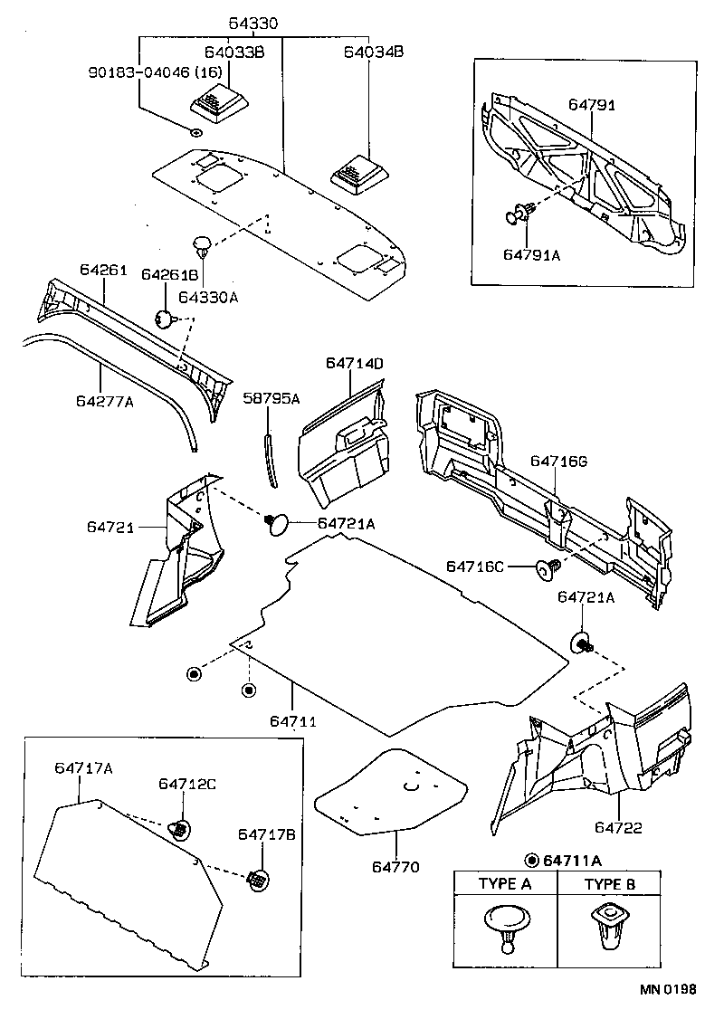 64770-12110 COVER ASSY, SPARE WHEEL product image