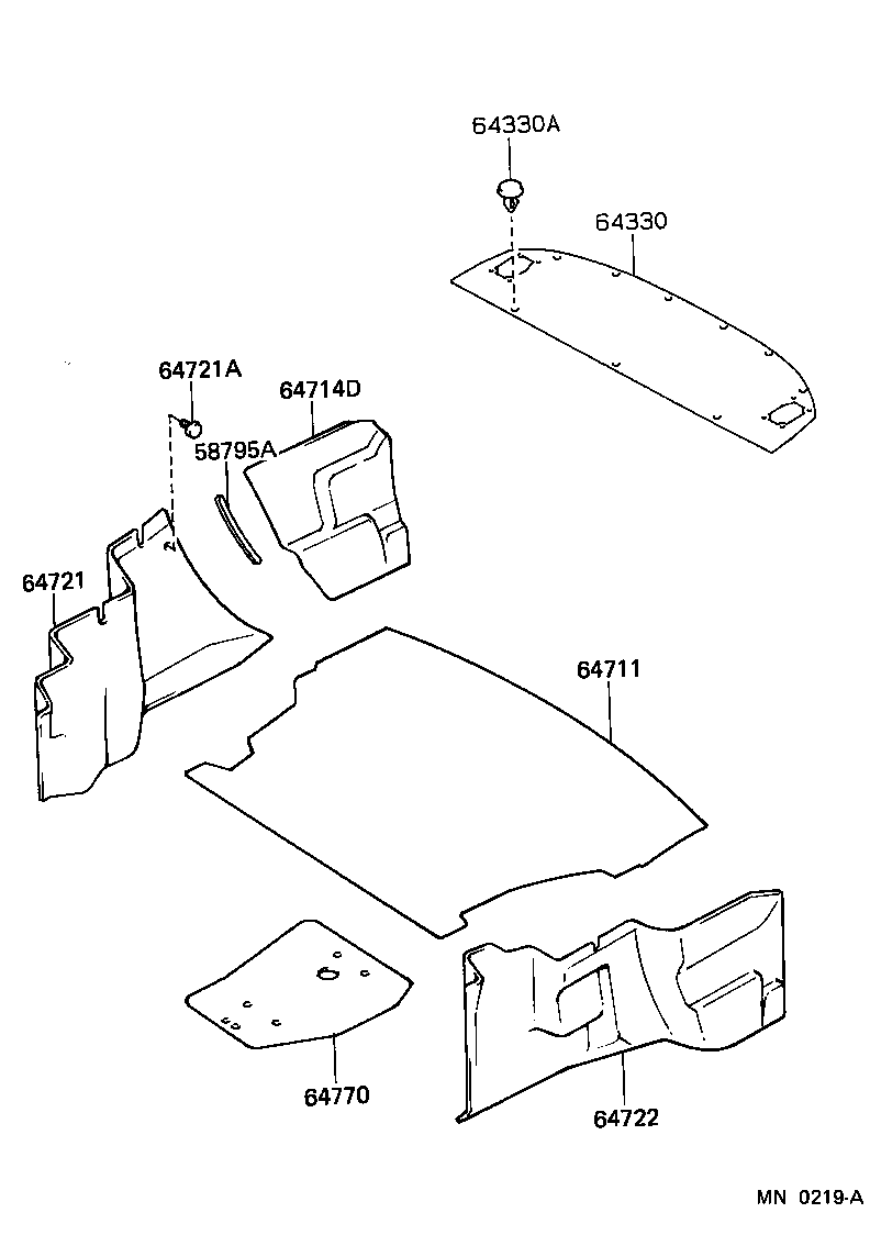 64330-1A070-05 PANEL ASSY, PACKAGE TRAY TRIM product image
