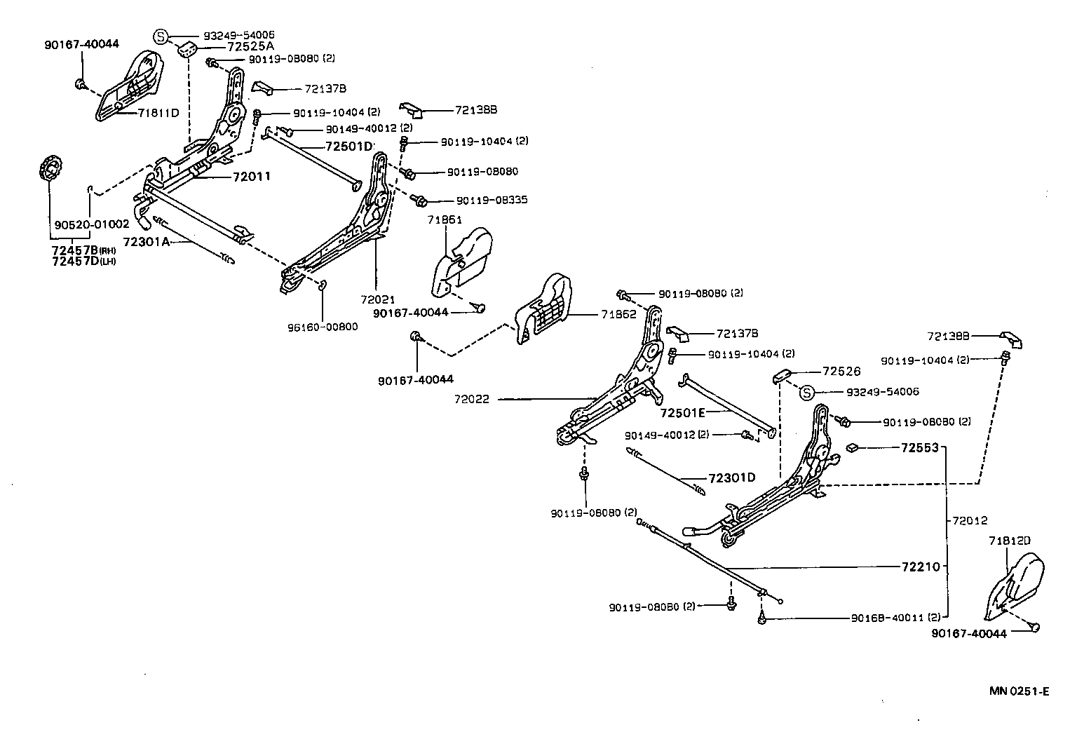 71410-1K360-04 CUSHION ASSY, FRONT SEAT, RH(FOR SEPARATE TYPE) product image