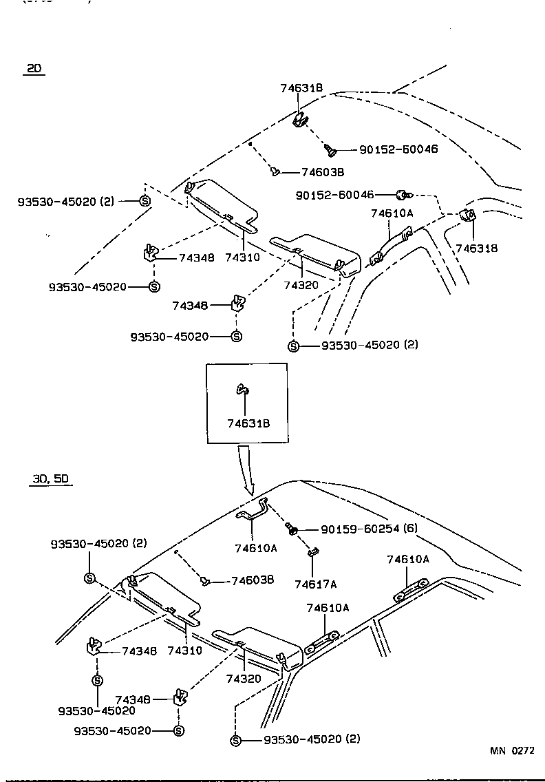 74232-12090-04 PANEL, FRONT ARMREST BASE, UPPER LH product image