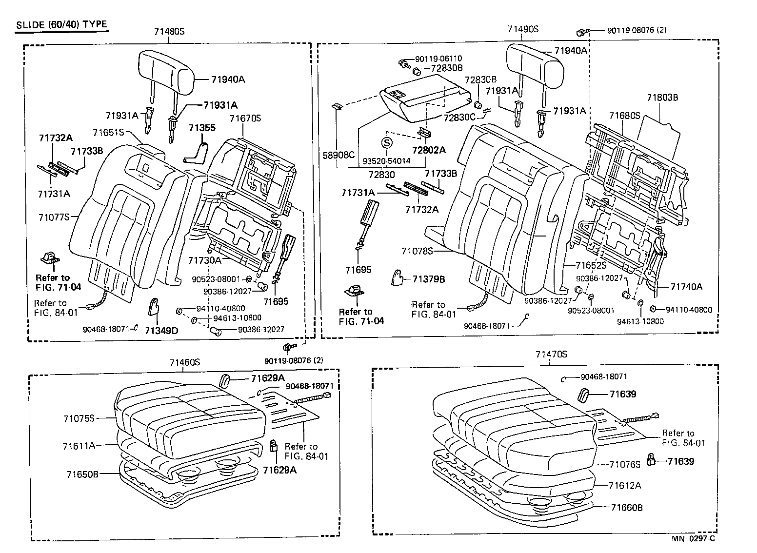58488-91703 SPRING, DECK BOARD, RH product image