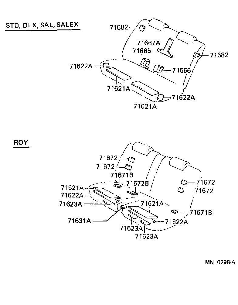 58488-91703 SPRING, DECK BOARD, RH product image
