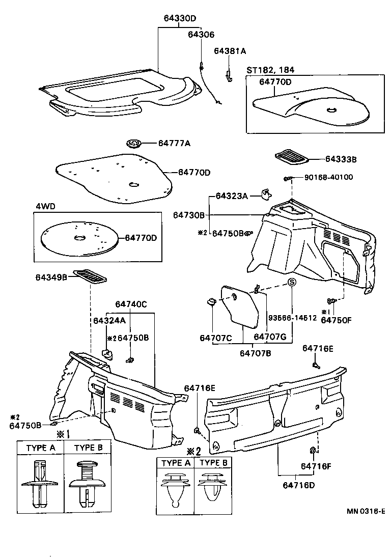 64716-20370-03 COVER, DECK TRIM, REAR product image