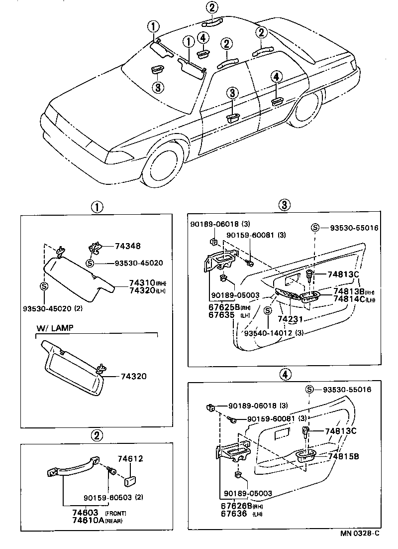 67626-20060 BRACKET, DOOR TRIM, NO.2 RH product image