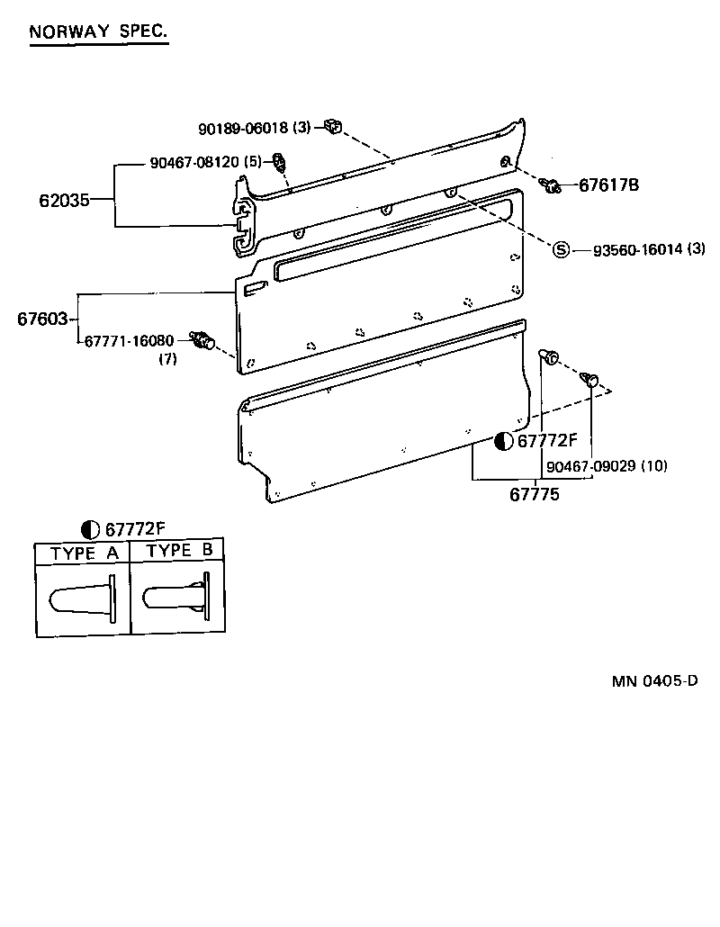 67003-95J27 DOOR SUB-ASSY, SLIDE, RH product image