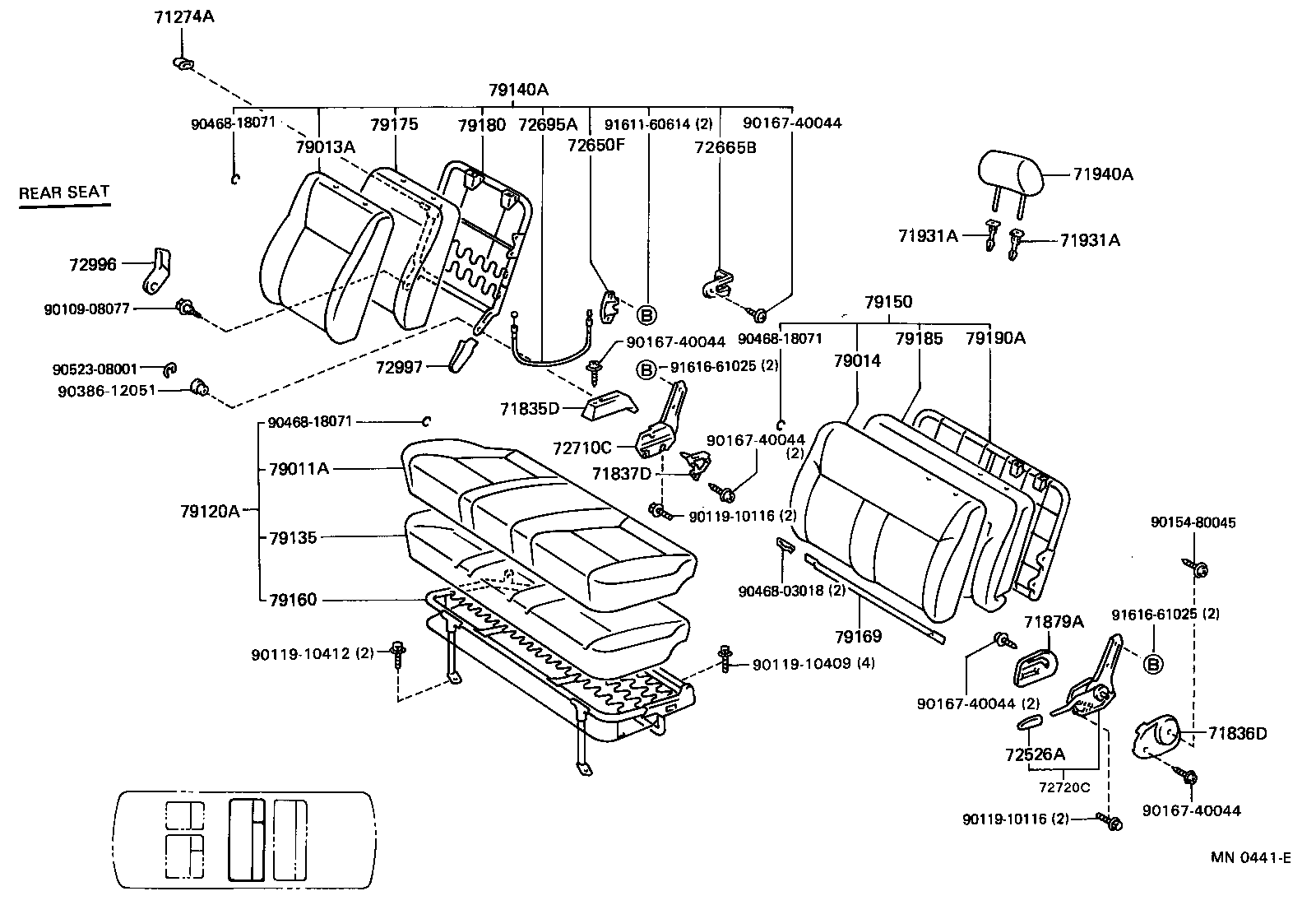 71012-95J18 FRAME SUB-ASSY, FRONT SEAT CUSHION, LH product image