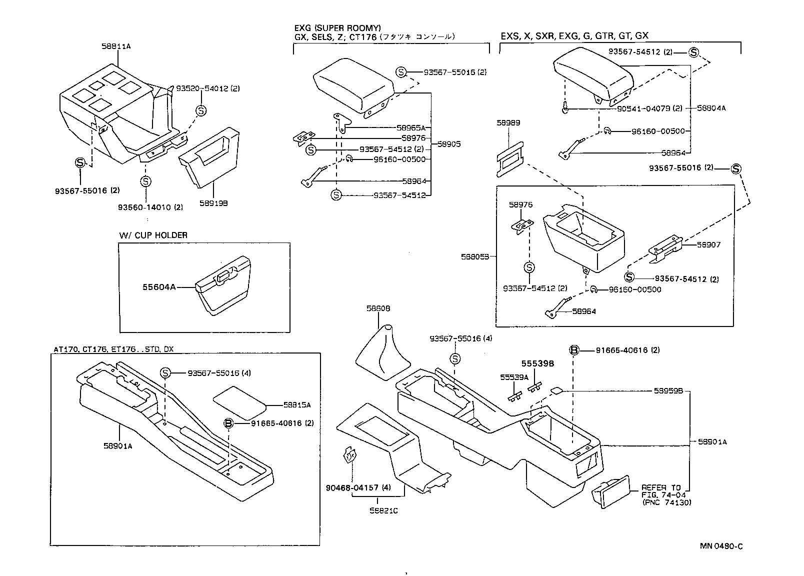 58804-20030-06 PANEL SUB-ASSY, CONSOLE, UPPER product image