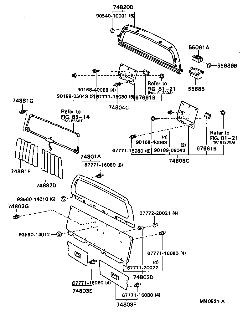 55061-91402 REGISTER SUB-ASSY, INSTRUMENT PANEL product image