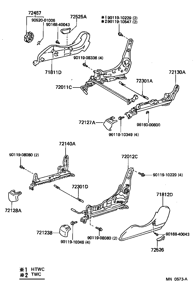 71440-17331-C0 BACK ASSY, FRONT SEAT, LH(FOR SEPARATE TYPE) product image