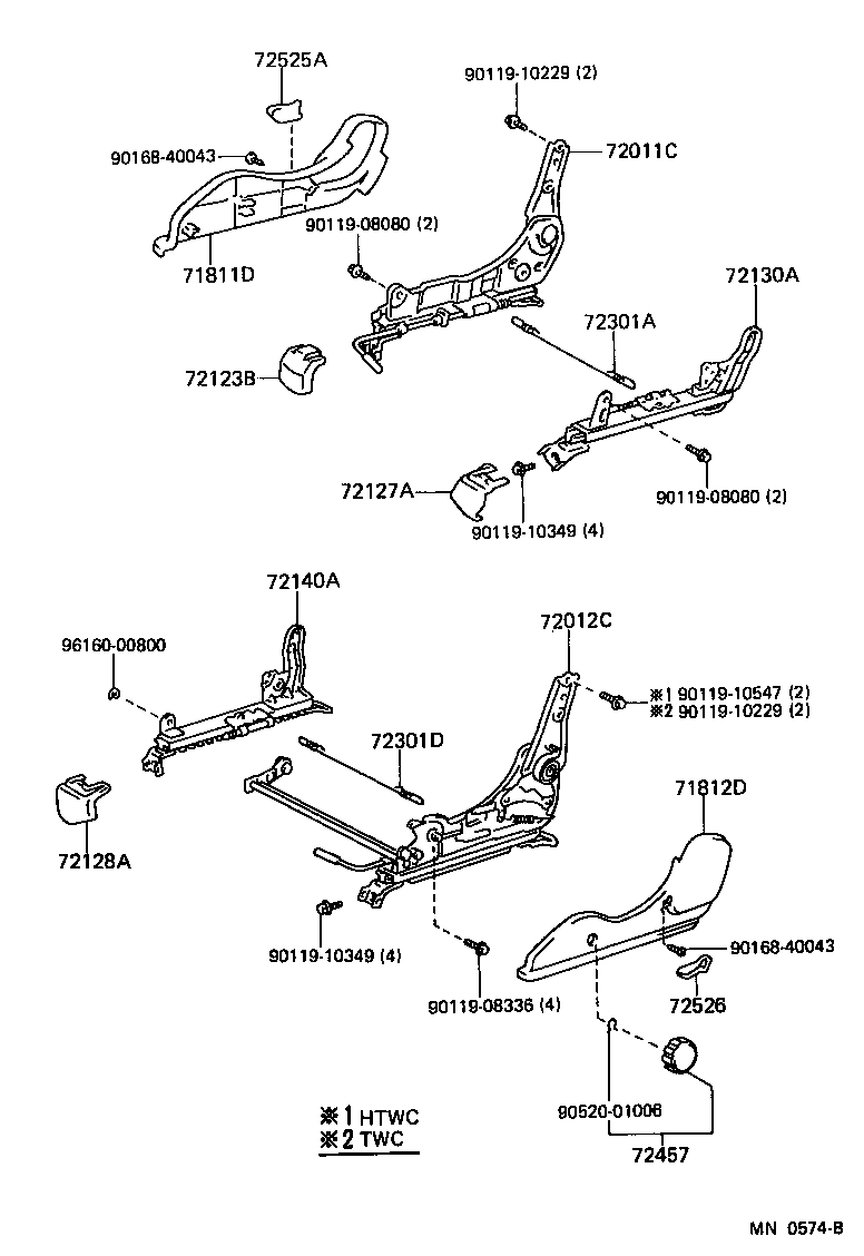 71440-17331-C0 BACK ASSY, FRONT SEAT, LH(FOR SEPARATE TYPE) product image