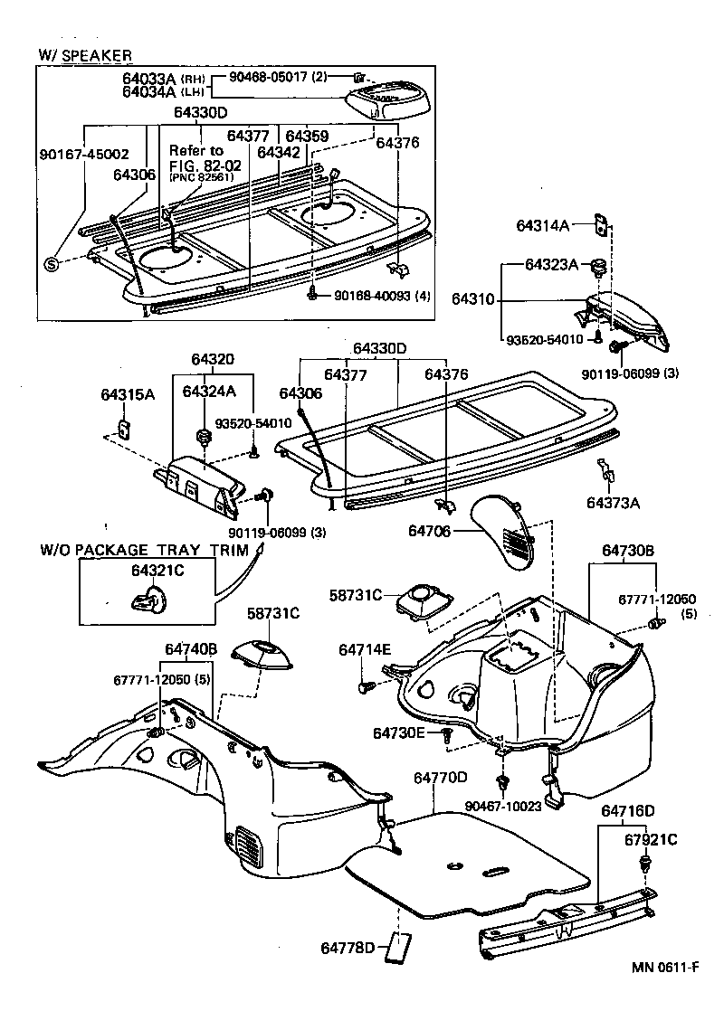 64771-10060 COVER ASSY, SPARE WHEEL product image