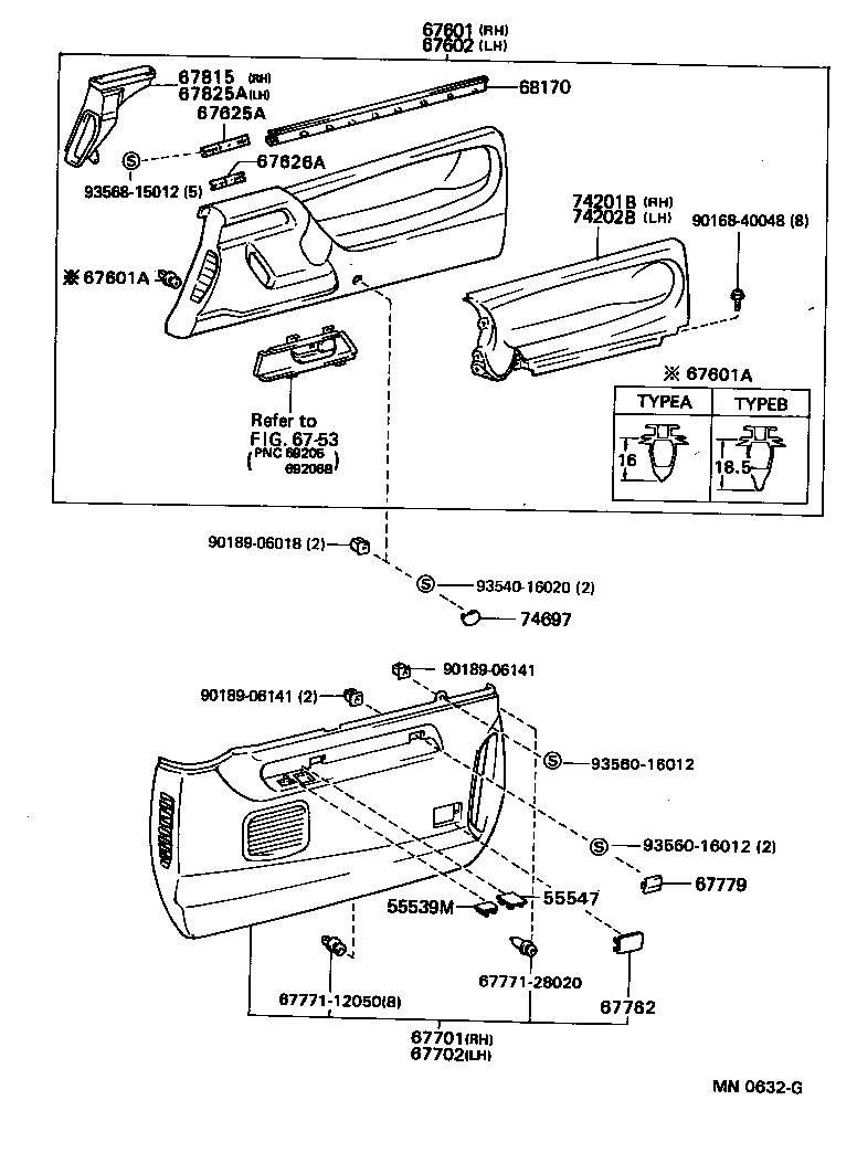 Toyota 67404-95D00 FRAME SUB-ASSY, FRONT DOOR, REAR LOWER LH