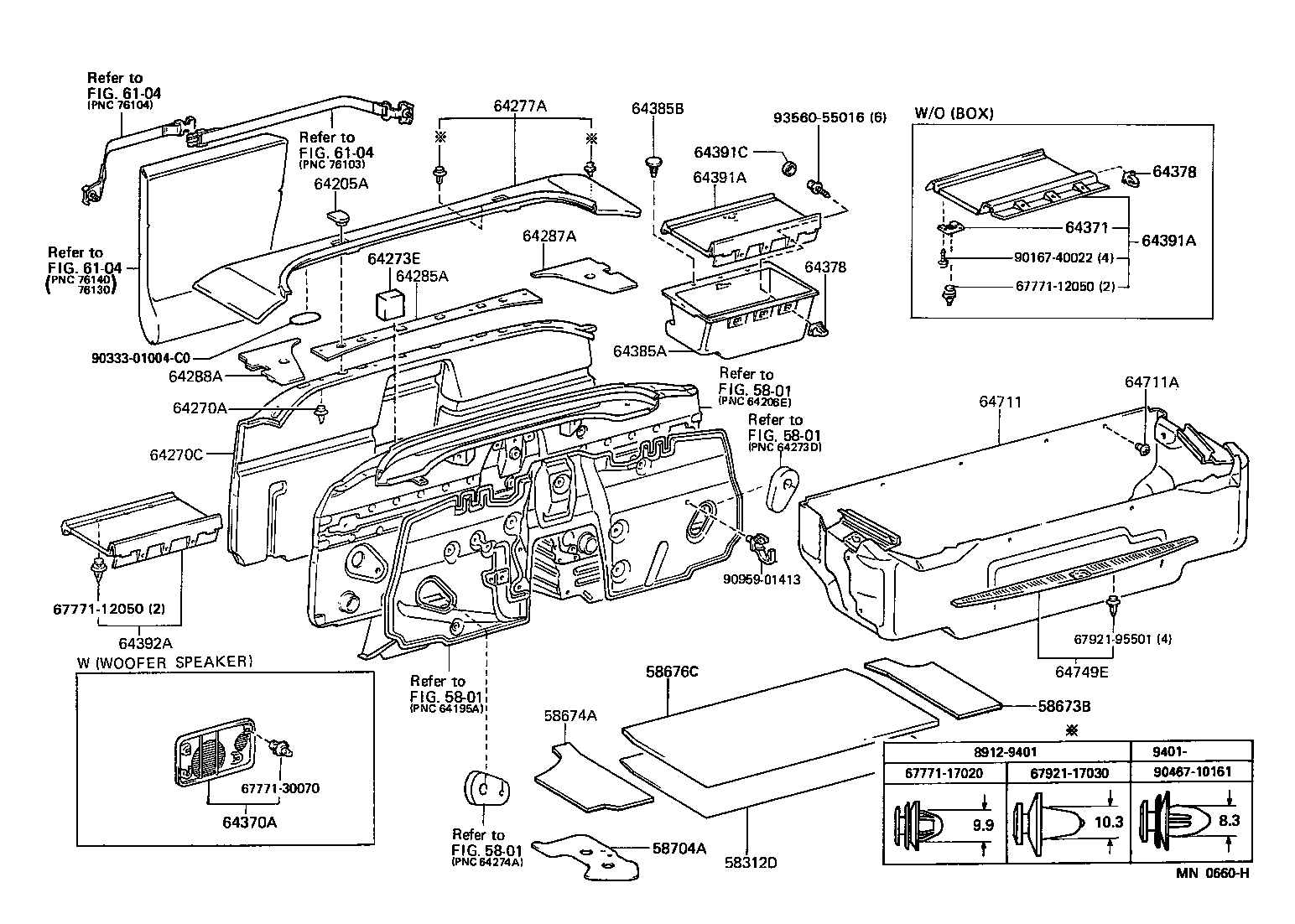Toyota 64270-17200-C0 BOARD ASSY, ROOM PARTITION