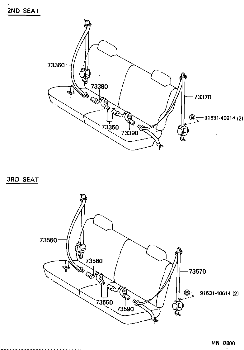 73200-60010-06 ADJUSTER ASSY, FRONT SHOULDER BELT ANCHOR product image