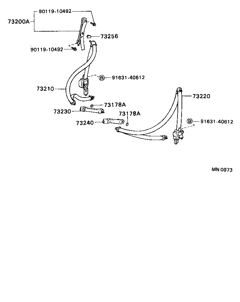 73178-16010-30 CAP, SEAT BELT ANCHOR COVER product image