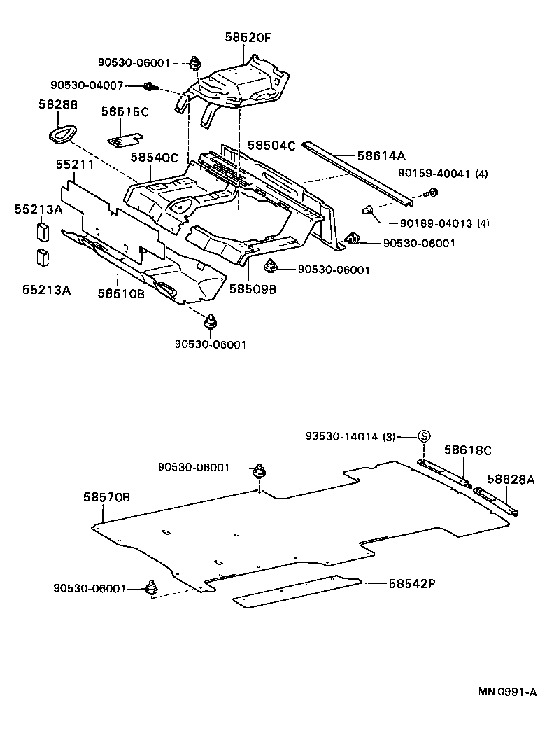 58288-95402 SEAL, SHIFT LEVER BOOT product image
