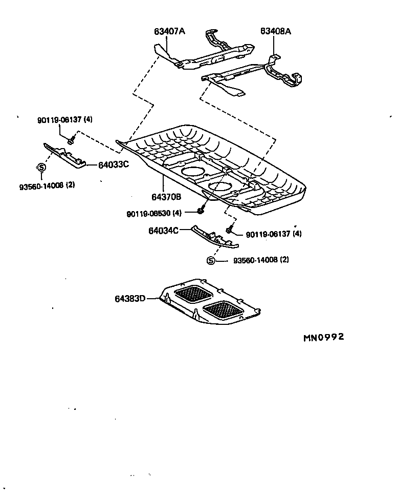 63306-12052-04 TRIM SUB-ASSY, SUNSHADE product image