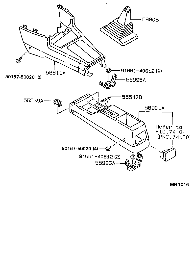 58808-12101-22 COVER SUB-ASSY, SHIFTING HOLE product image