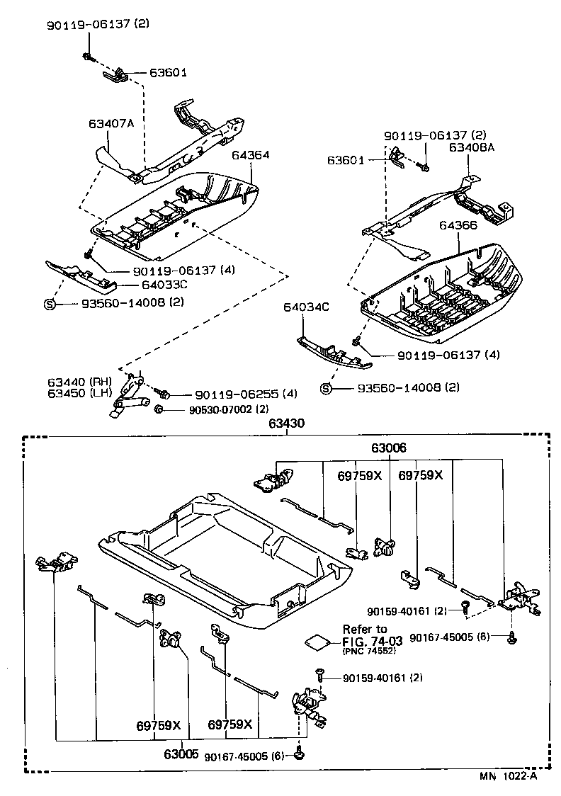 63306-12052-04 TRIM SUB-ASSY, SUNSHADE product image
