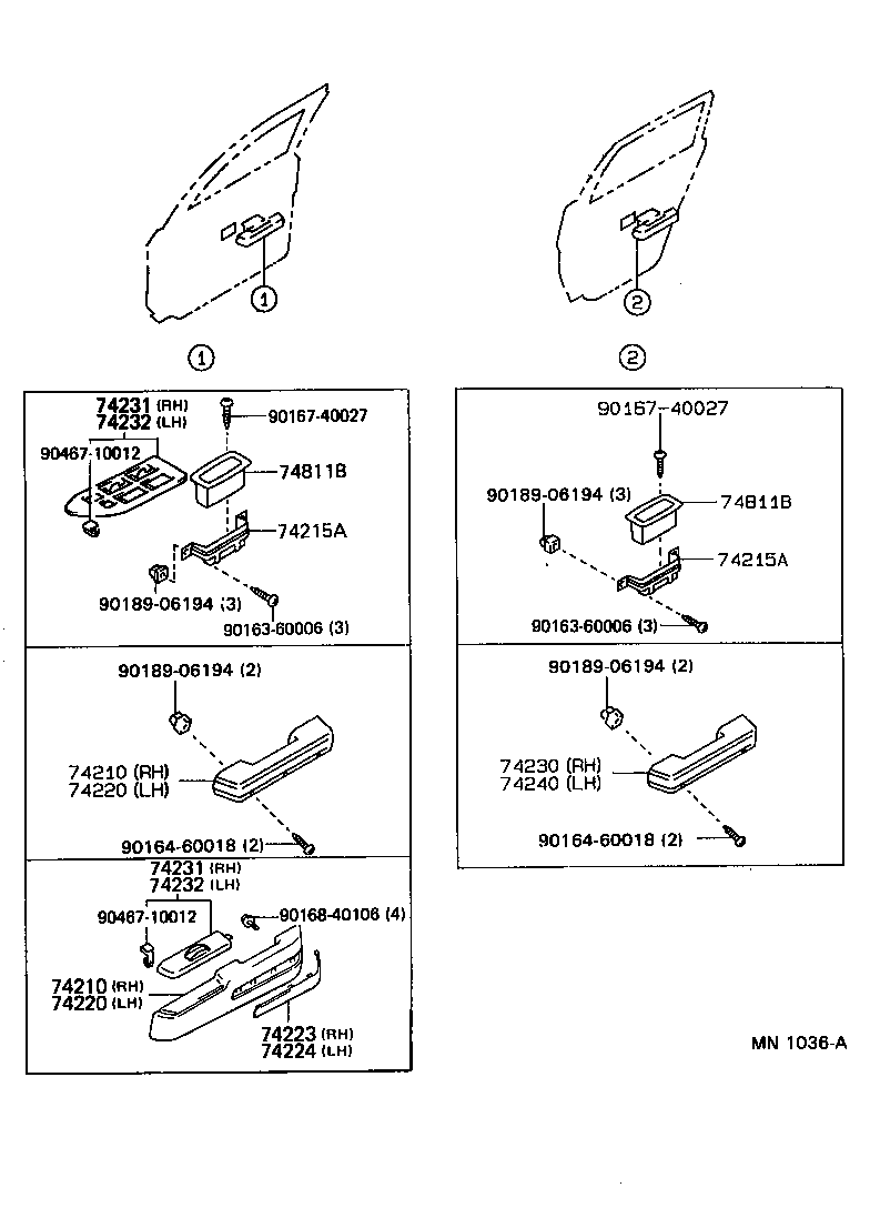 74310-1A780-B0 VISOR ASSY, RH product image
