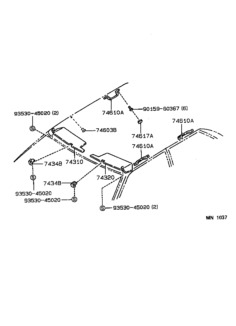 74310-1A780-B0 VISOR ASSY, RH product image