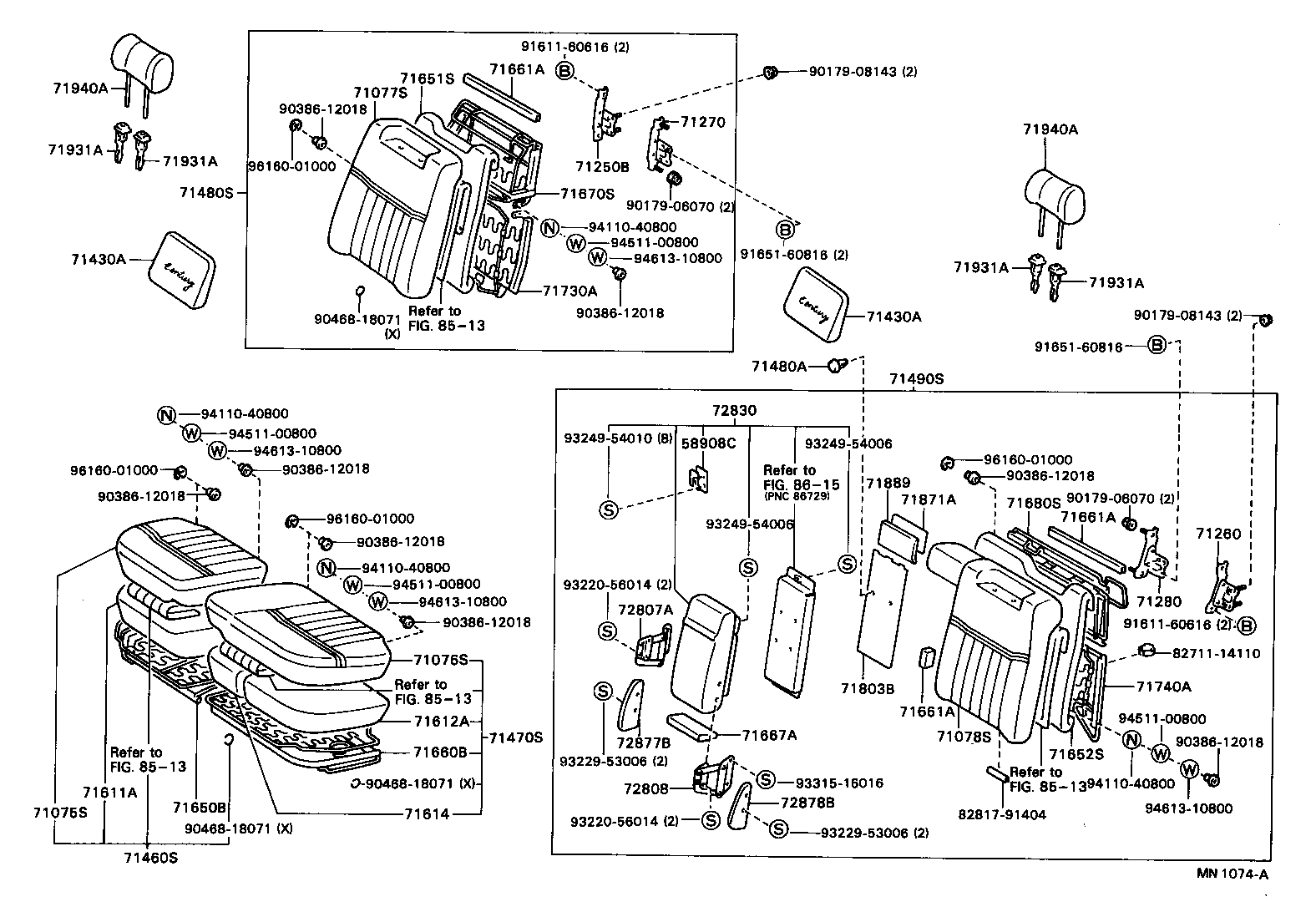 71260-40010 BRACKET ASSY, SEAT, OUTER LH product image
