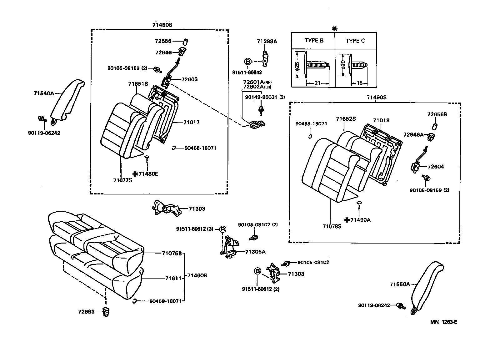 58216-13030 BRACKET ASSY, SEAT, OUTER LH product image