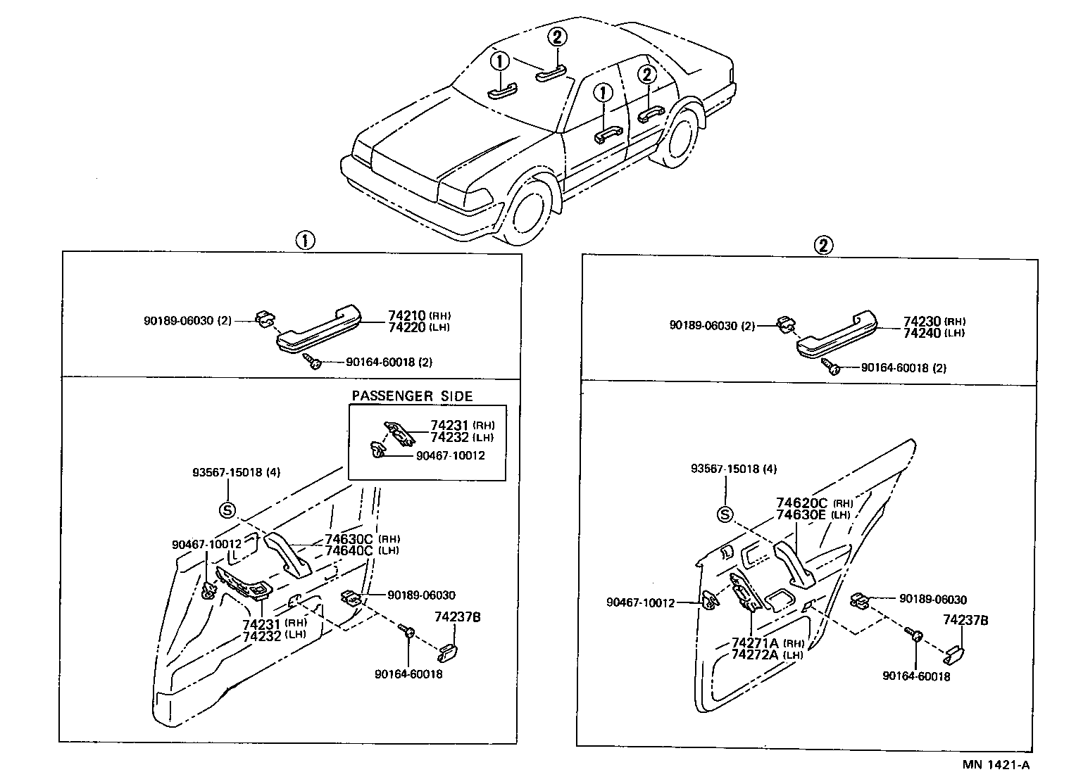 74237-32010-B0 CAP, DOOR ARMREST BASE product image