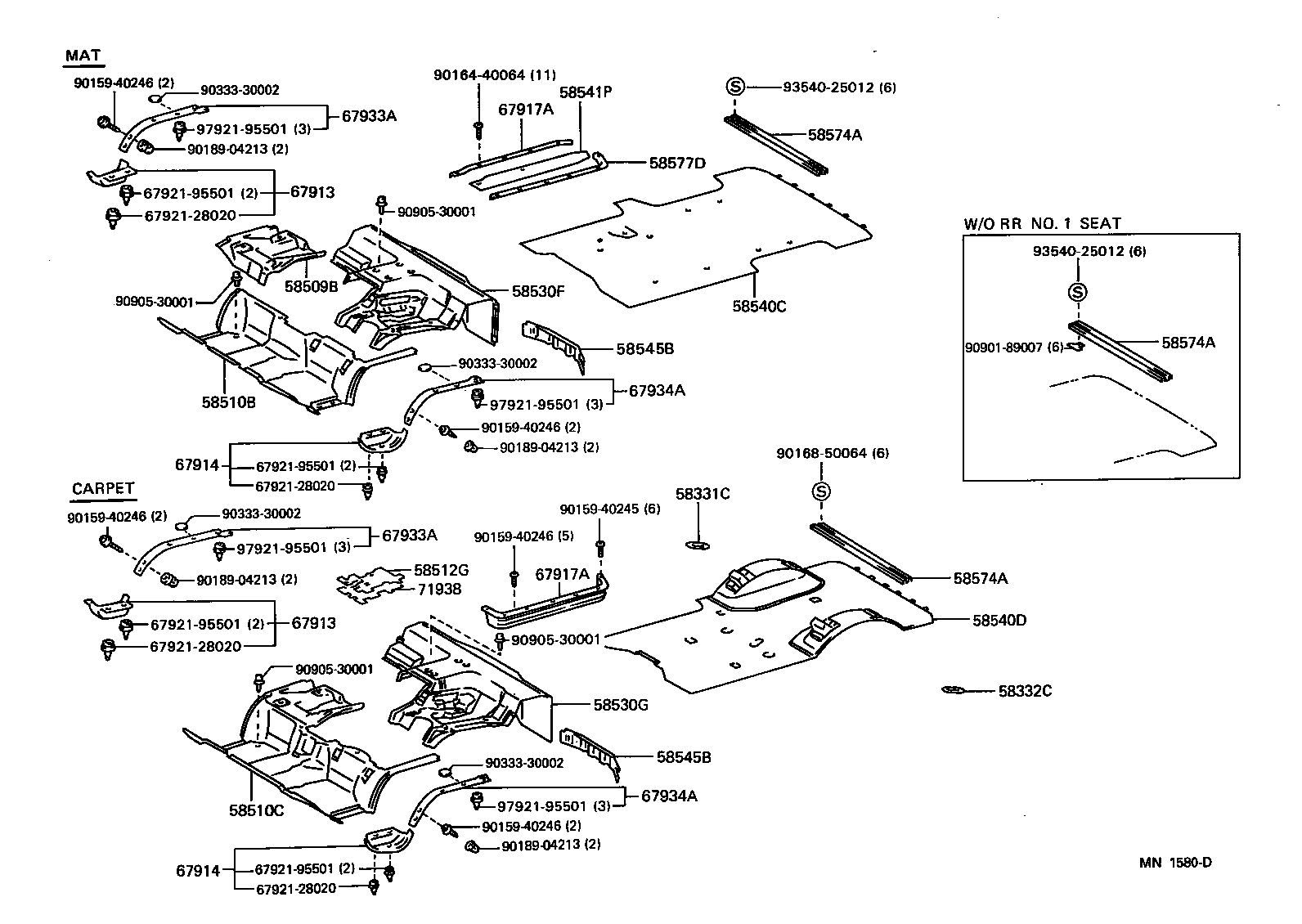 58510-2J032-B0 CARPET ASSY, FRONT FLOOR, FRONT product image