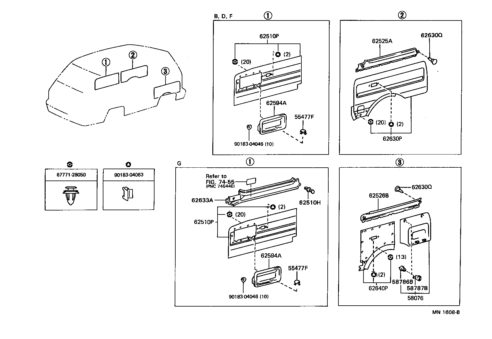 62311-28060-B0 TRIM, FRONT DOOR OPENING, RH product image