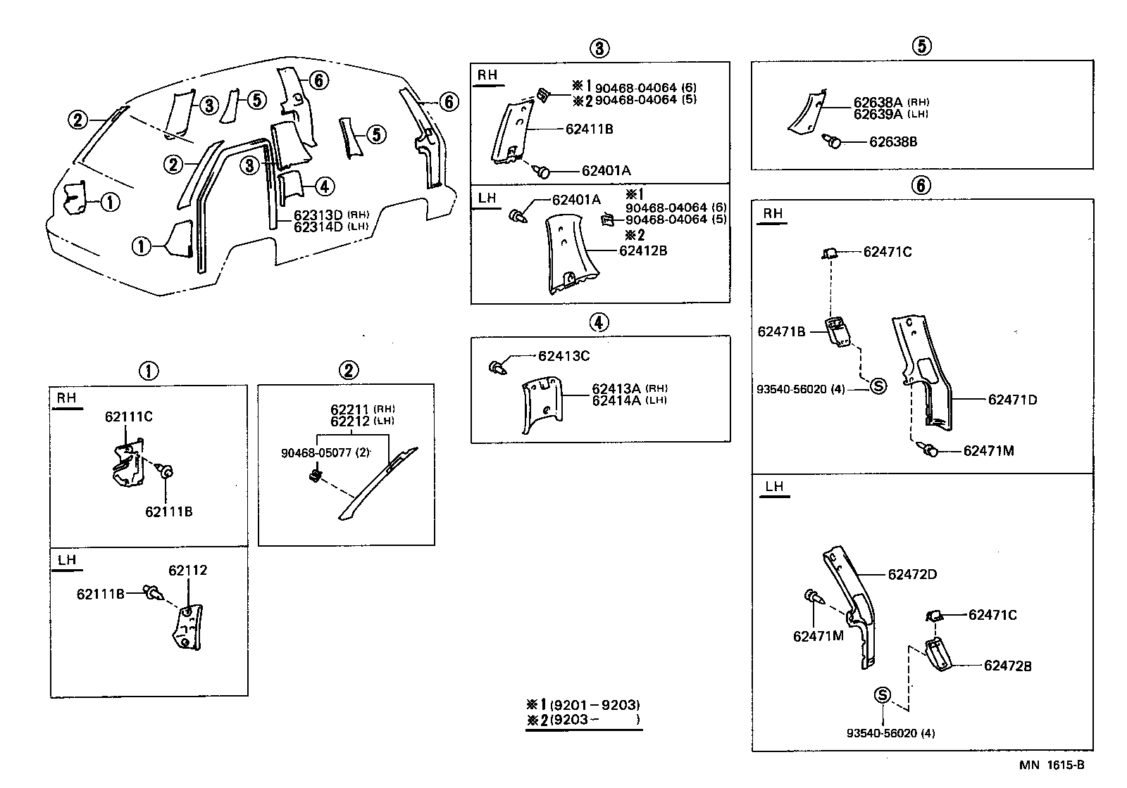 62313-28050 TRIM, FRONT DOOR OPENING, RH product image