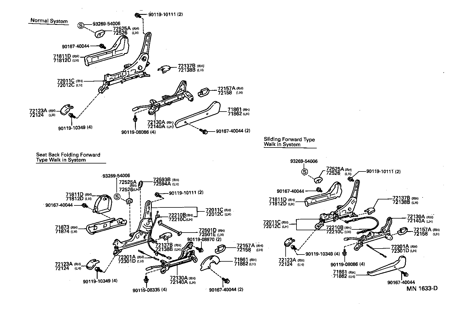71012-10070 FRAME SUB-ASSY, FRONT SEAT CUSHION, LH product image