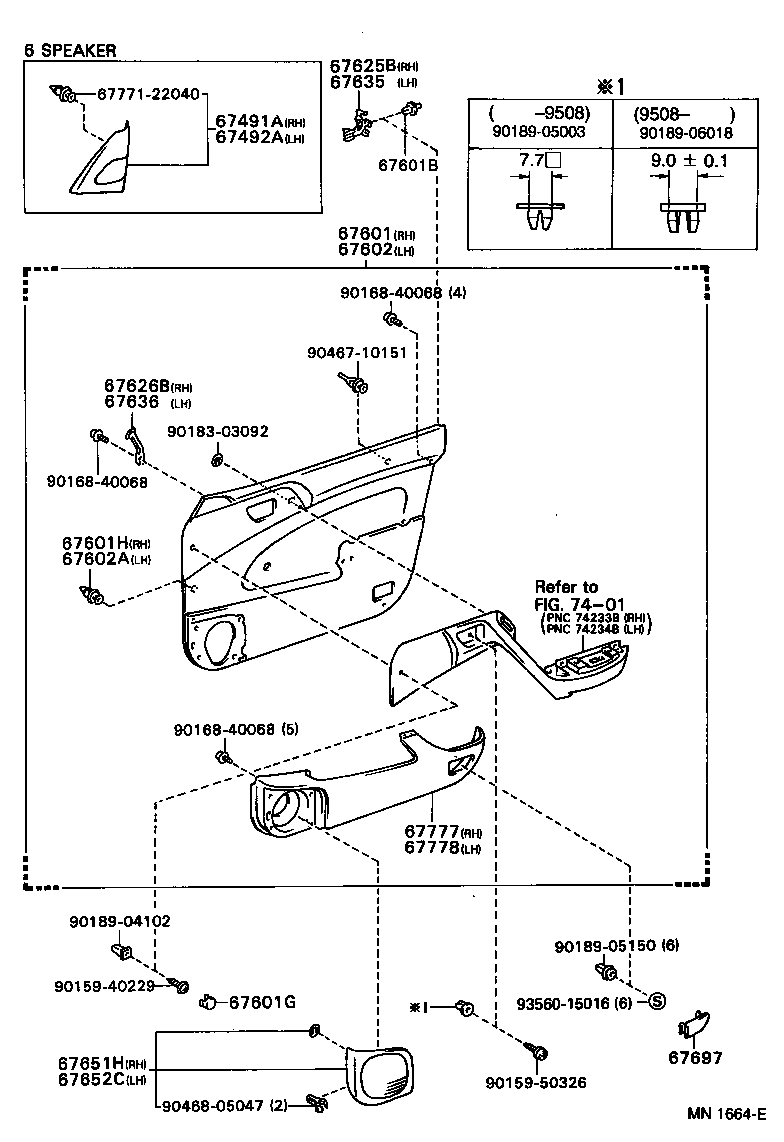 67404-20090 FRAME SUB-ASSY, FRONT DOOR, REAR LOWER LH product image