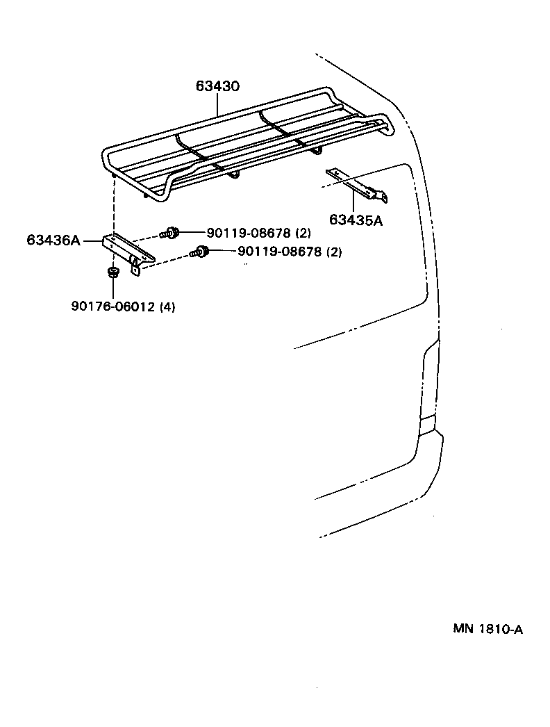 65960-26041-E4 CURTAIN ASSY, SIDE, REAR RH product image