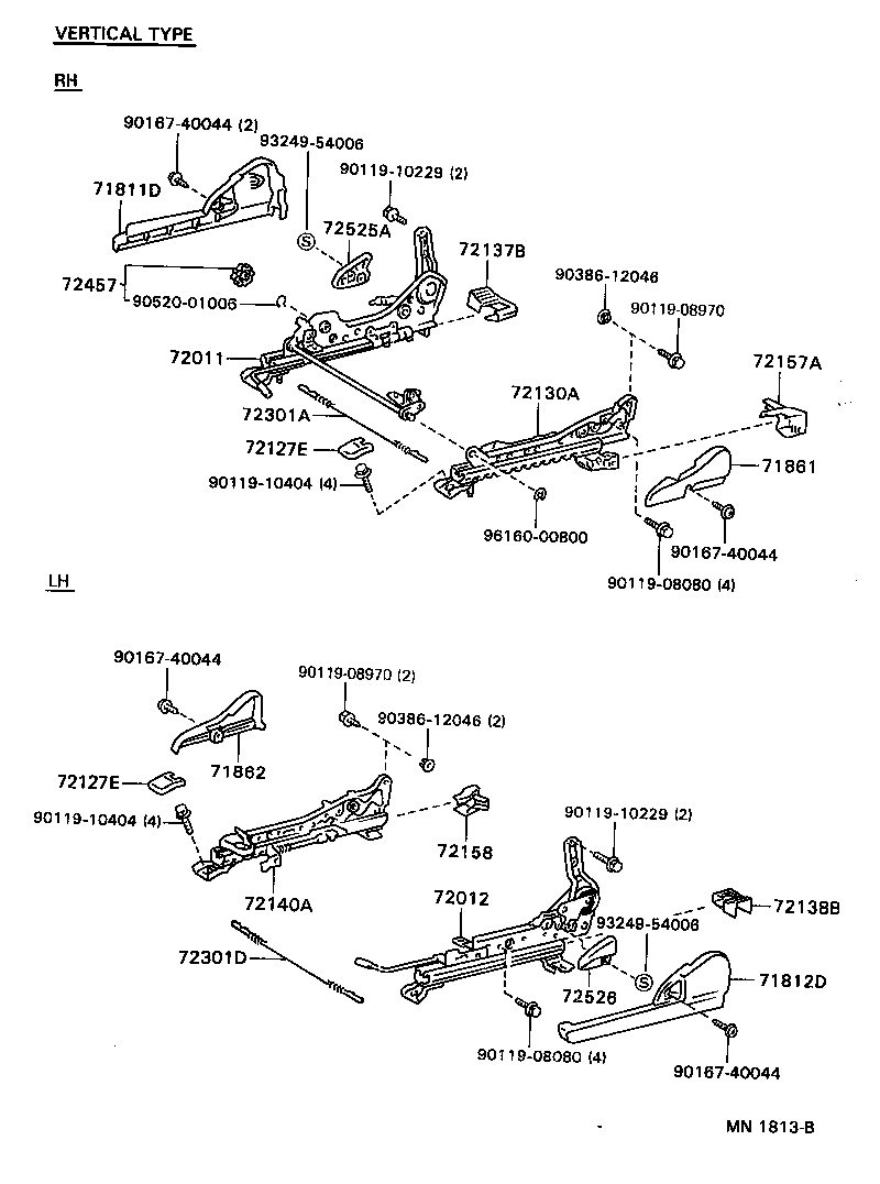 71410-1L280-B0 CUSHION ASSY, FRONT SEAT, RH(FOR SEPARATE TYPE) product image